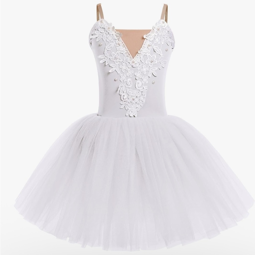 Ballet Leotards For Girls White 13-14 Years
Fabric type 75% Spandex, 25% Mesh